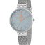Reloj Marea Mujer Esfera Azul Claro y Detalles en Rose Gold
